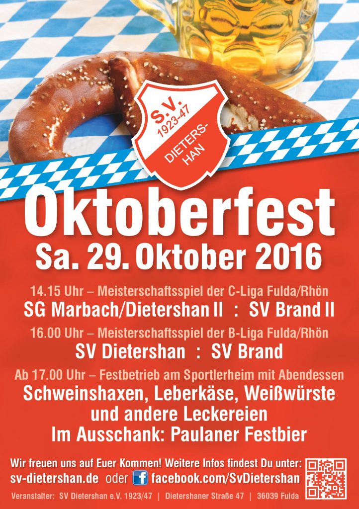Oktoberfest SV Dietershan